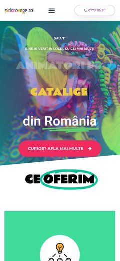 Picioroange — cum arată pe telefon